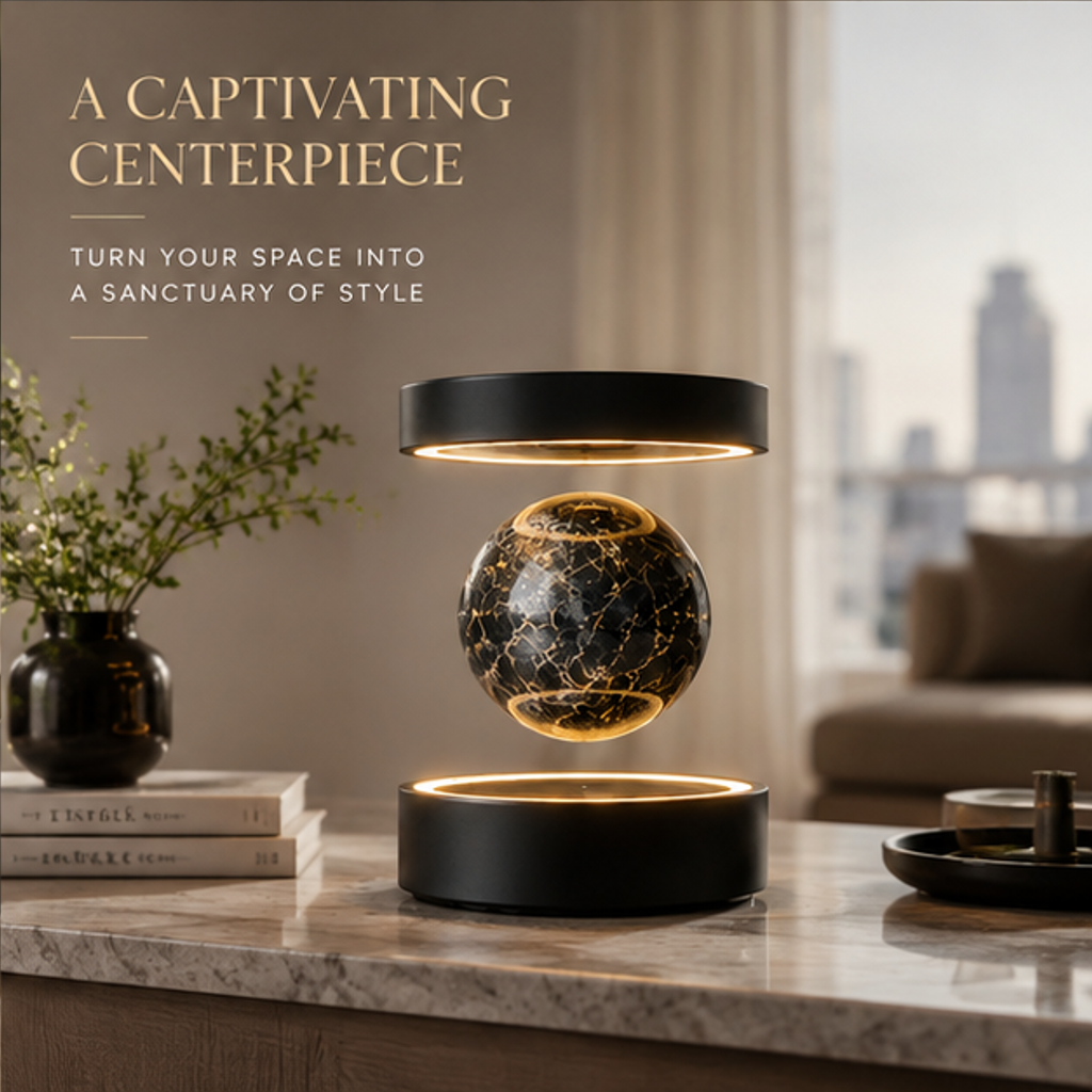 Magnetic Levitating Globe Lamp | SIVAWNELL