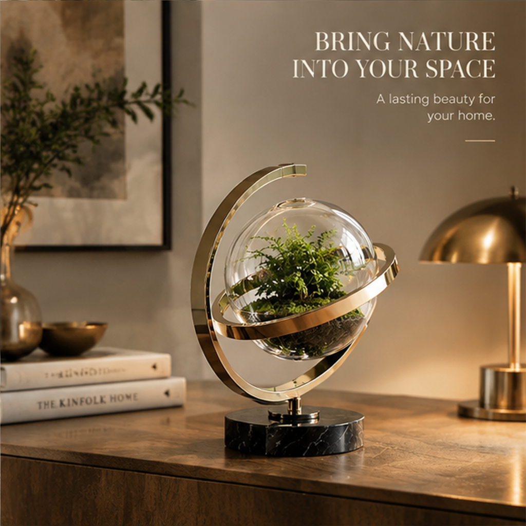 Globe Terrarium Sculpture | SIVAWNELL