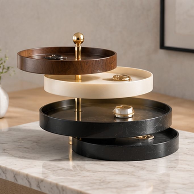 4-Tier Rotating Tray Organiser | SIVAWNELL