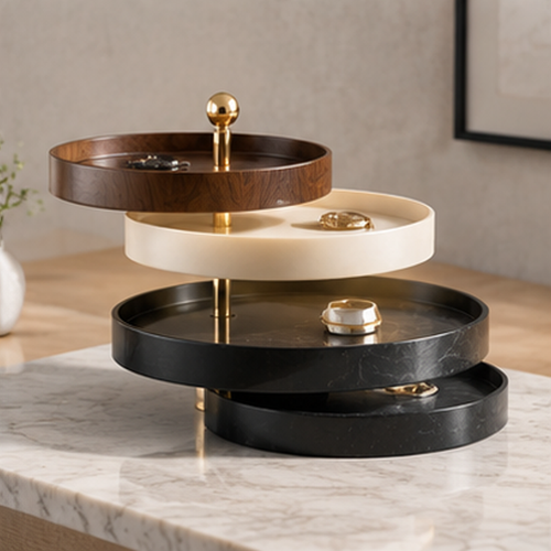 4-Tier Rotating Tray Organiser | SIVAWNELL