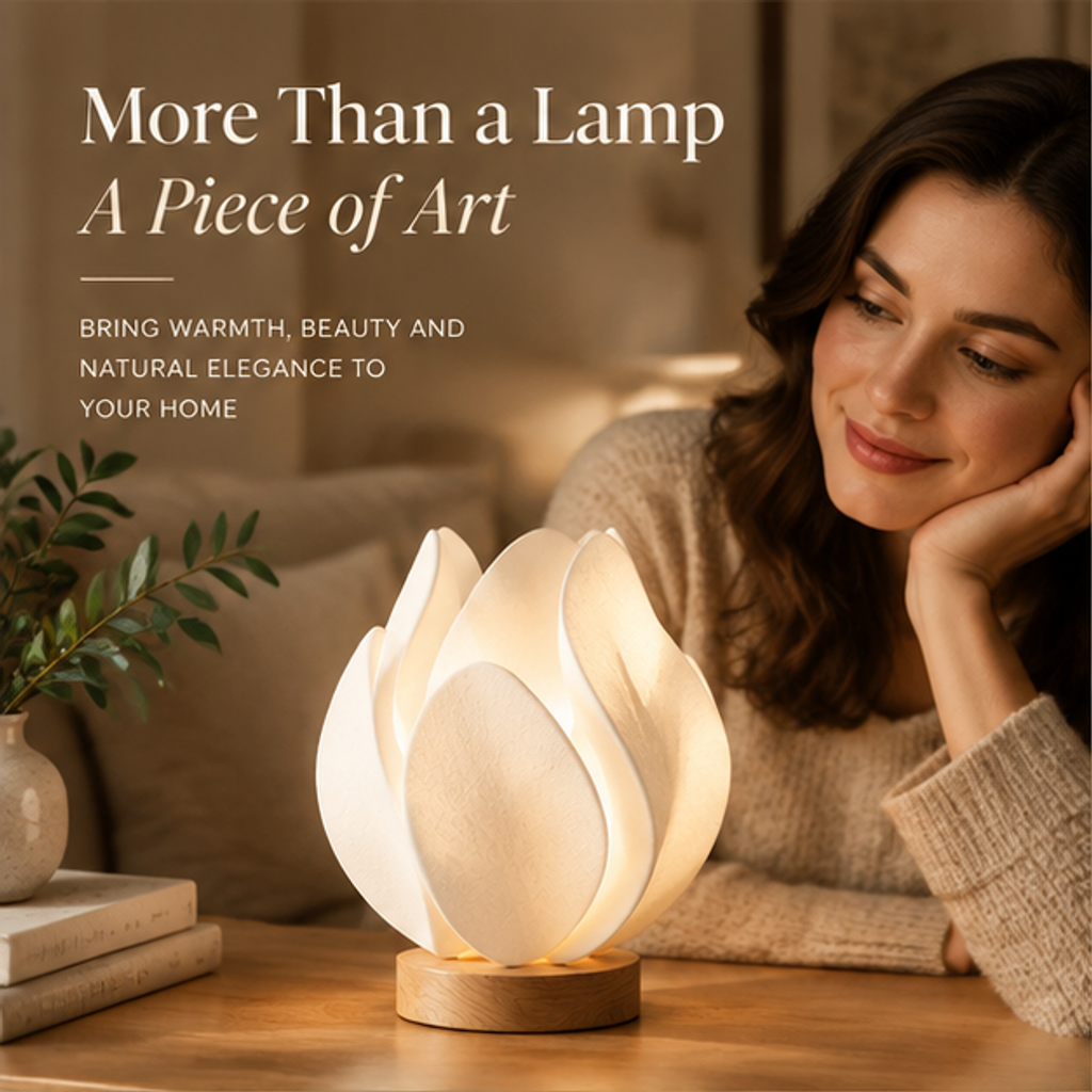 Lotus Petal Table Lamp | SIVAWNELL