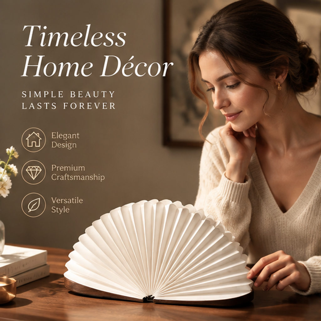 Folding Fan Book Lamp | SIVAWNELL