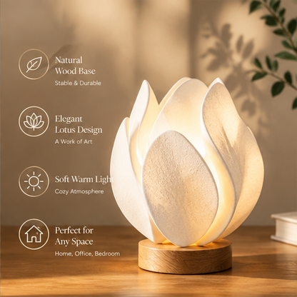 Lotus Petal Table Lamp | SIVAWNELL