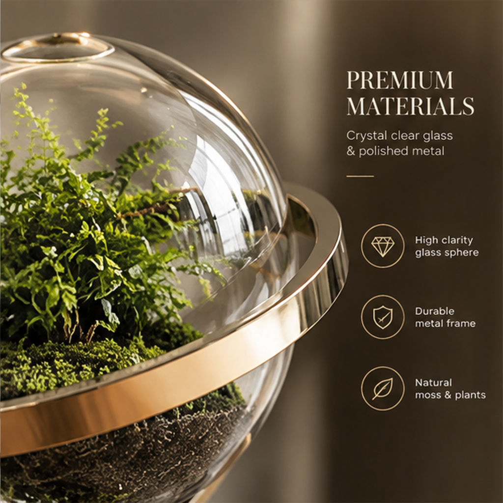 Globe Terrarium Sculpture | SIVAWNELL