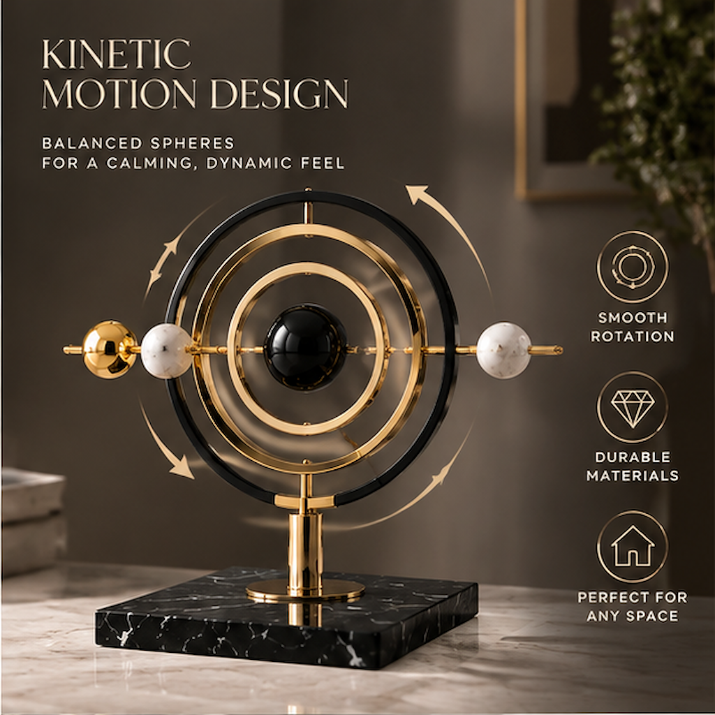 Kinetic Orbital Sculpture | SIVAWNELL