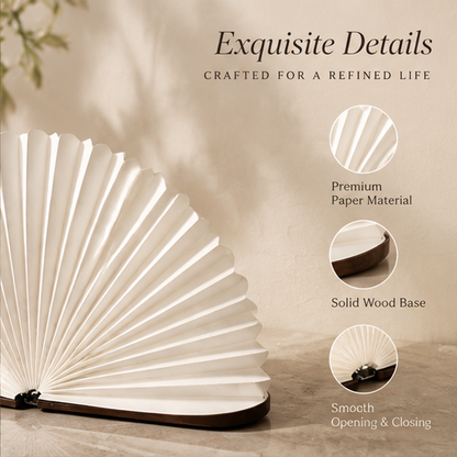 Folding Fan Book Lamp | SIVAWNELL
