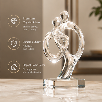 Crystal Couple Sculpture | SIVAWNELL
