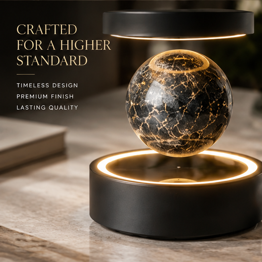 Magnetic Levitating Globe Lamp | SIVAWNELL