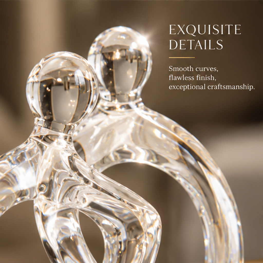 Crystal Couple Sculpture | SIVAWNELL
