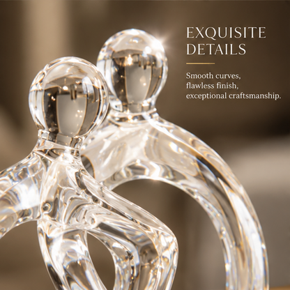 Crystal Couple Sculpture | SIVAWNELL