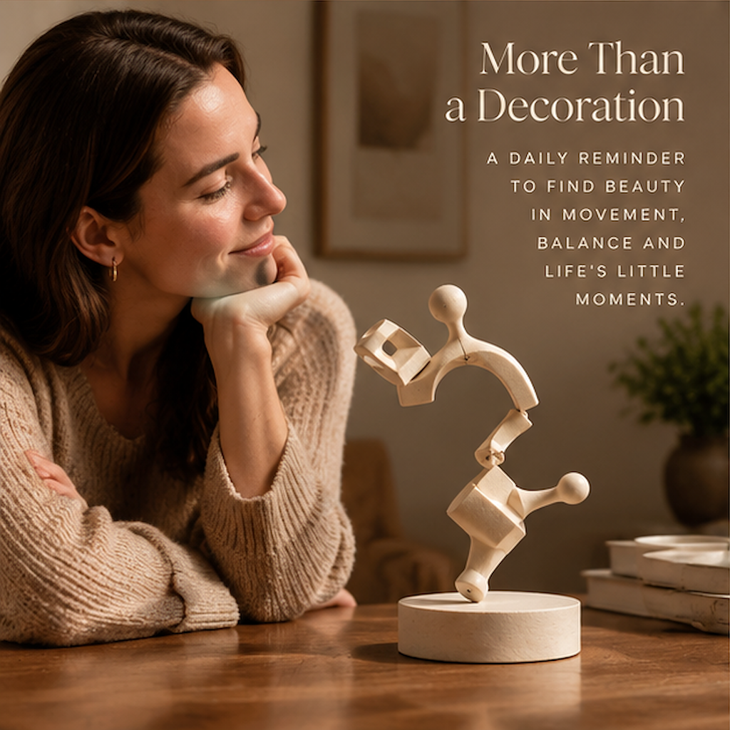 Kinetic Figure Wood Sculpture | SIVAWNELL