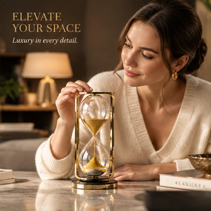 Gold Hourglass Decor | SIVAWNELL